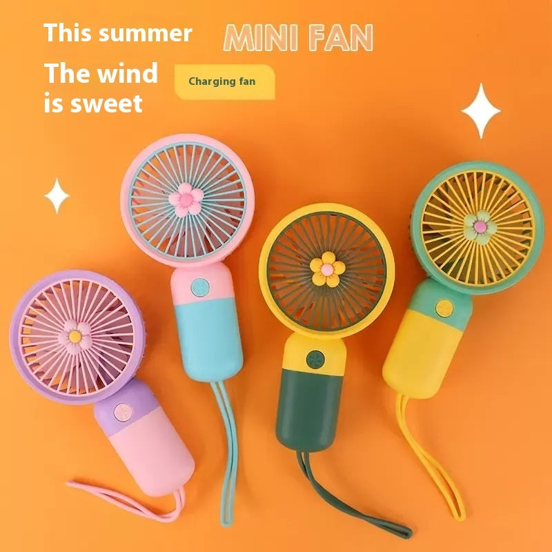 Rechargeable Portable Mini Fan — Handheld or Desktop 🔋🌬️