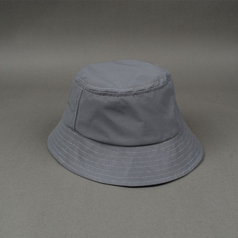 💥 Reflective Dome PU Leather Bucket Hat - Bold Hip Hop Street Style