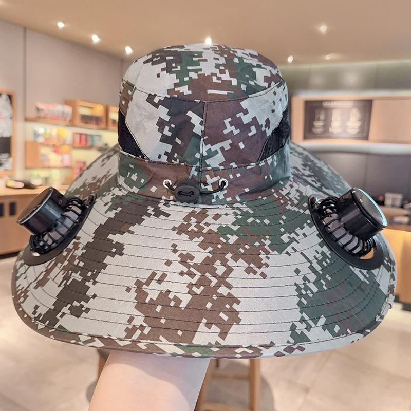 Solar Powered Fan Hat — Stay Cool & Protected All Day ☀️