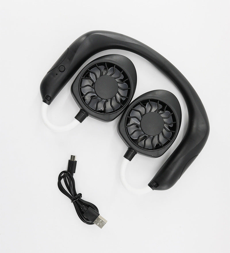 Hands-Free Wearable Neck Fan — Stay Cool Anywhere 🌬️