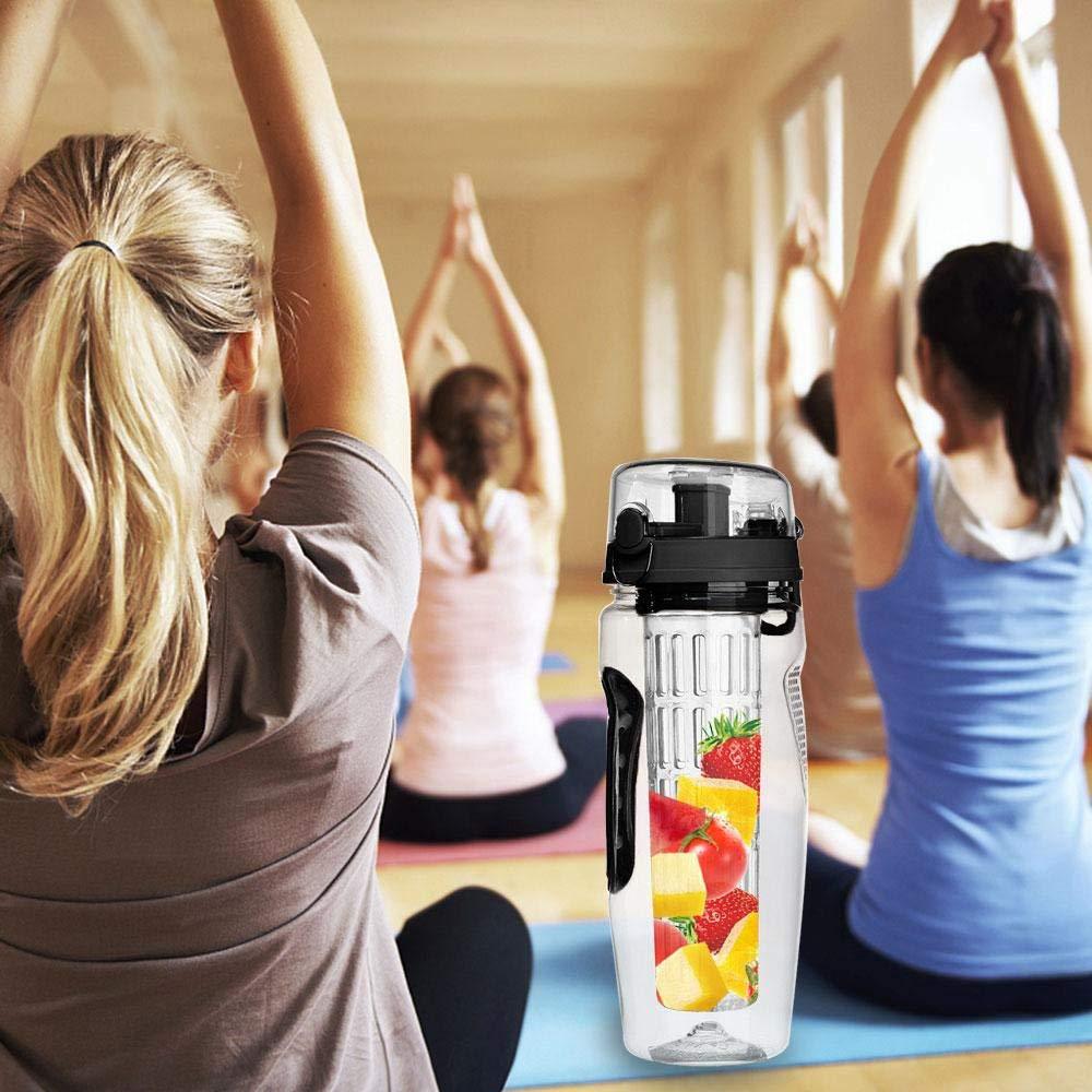 Fruit Infuser Water Bottle 32oz – BPA Free | Detox & Sports