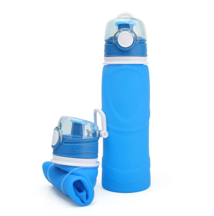 Foldable Silicone Water Bottle – Portable & Collapsible Travel Bottle