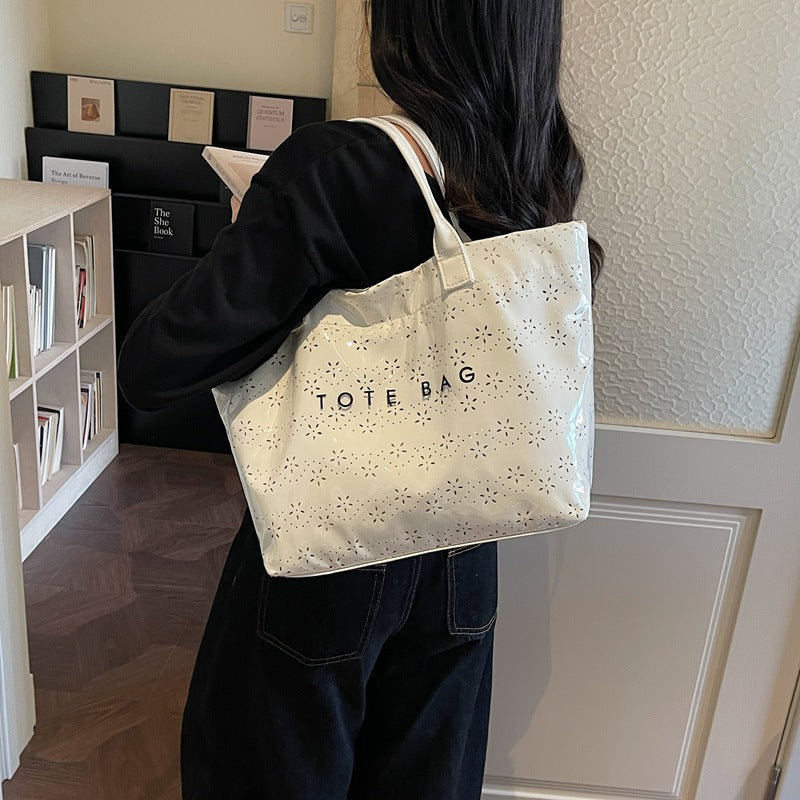 💼 Minimalist High-Capacity Commuter Tote Bag - Versatile Beach & Everyday Bag