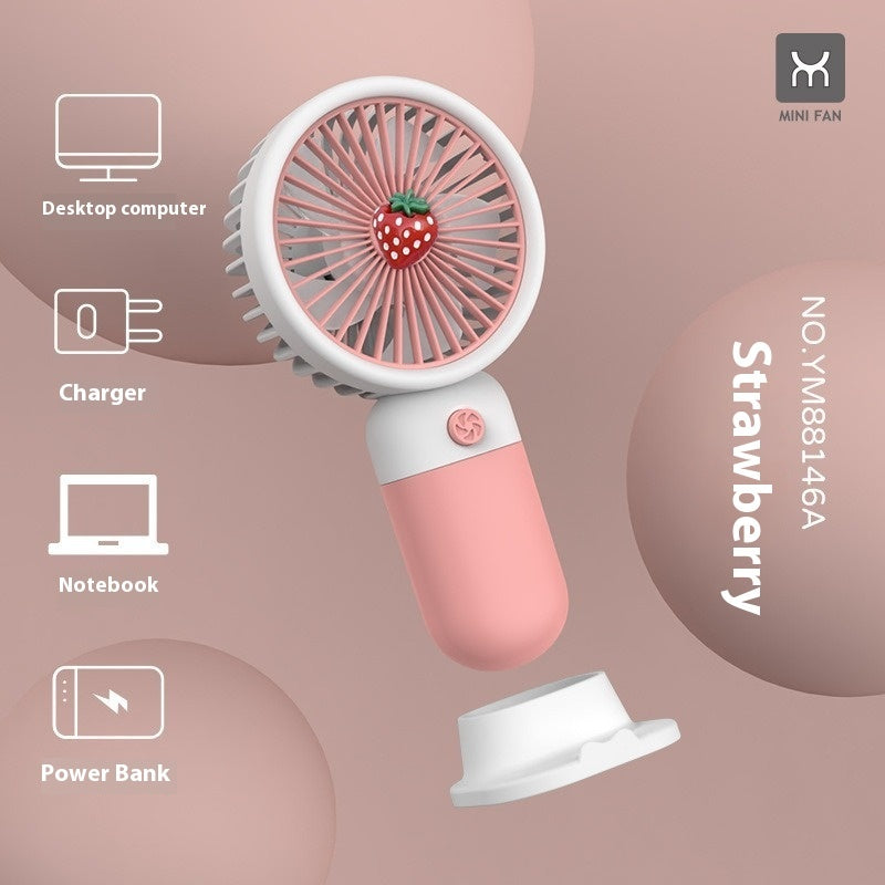 Rechargeable Portable Mini Fan — Handheld or Desktop 🔋🌬️