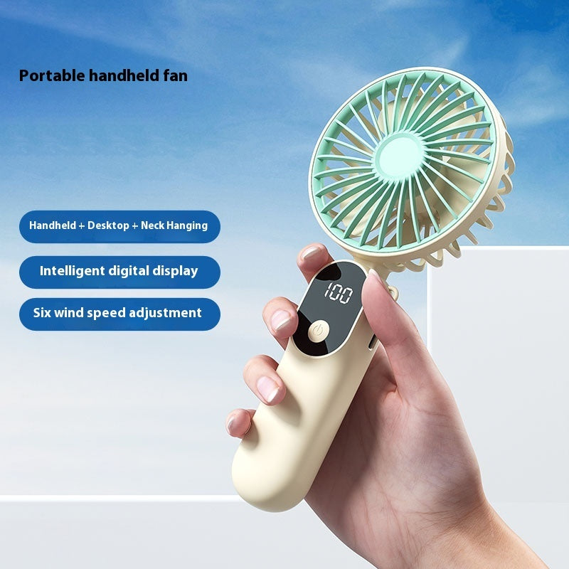 Foldable USB Rechargeable Handheld Fan — Cool On The Go 🌬️