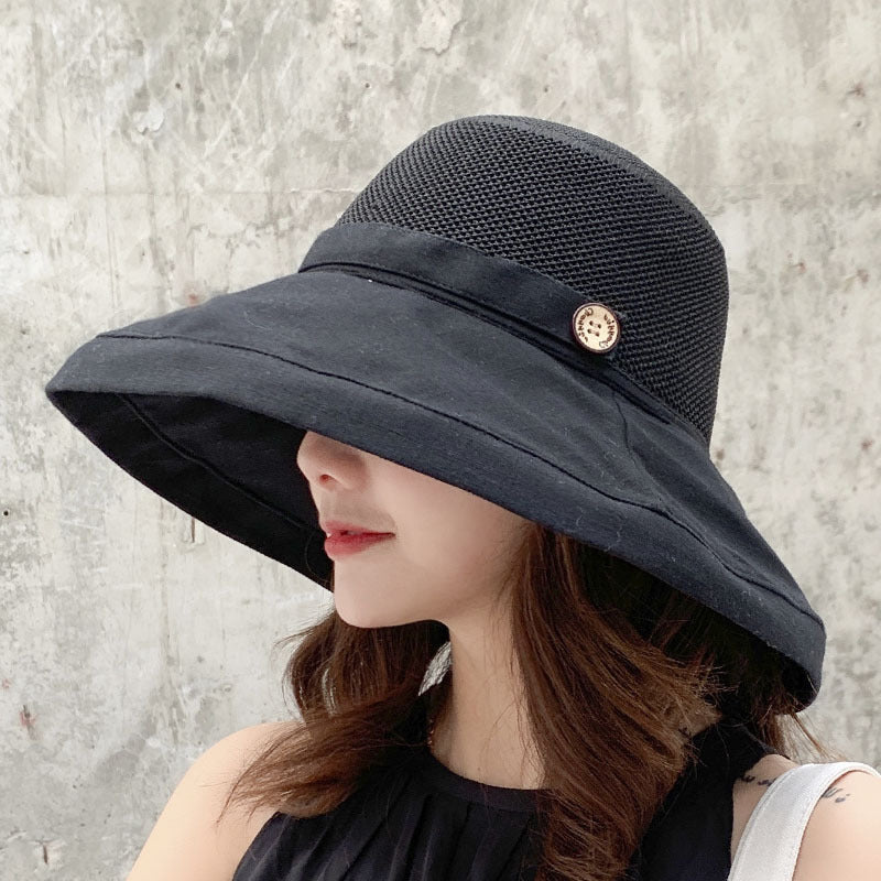 ☀️ Women's UV Protection Big Brim Bucket Hat - Summer Sun Shield