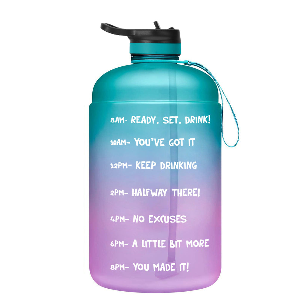 Gallon Gym Water Bottle with Straw – BPA Free | 3.8L Jug