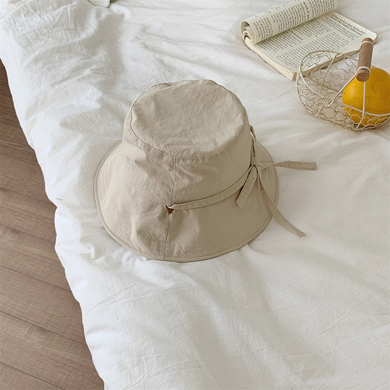 🌸 Japanese Drawstring Bucket Hat - Women's Thin Breathable Summer Style