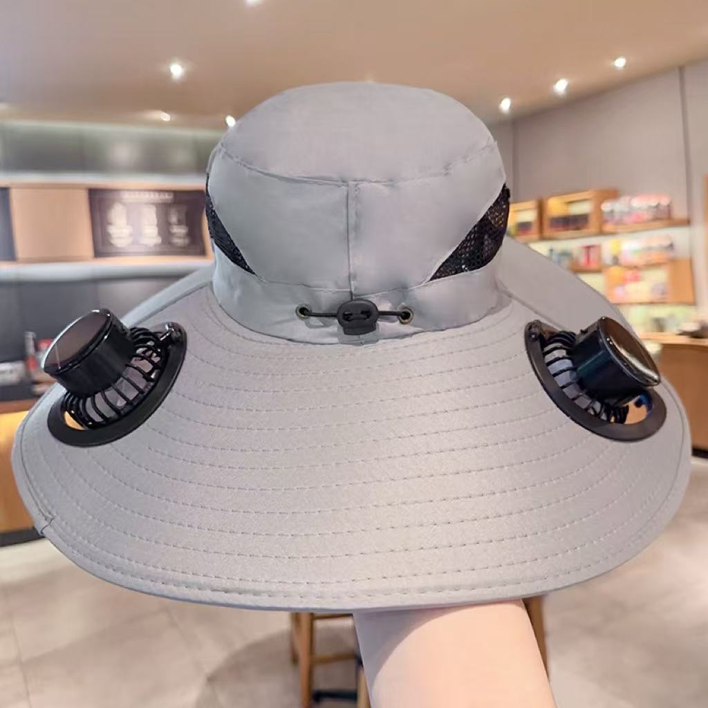 Solar Powered Fan Hat — Stay Cool & Protected All Day ☀️