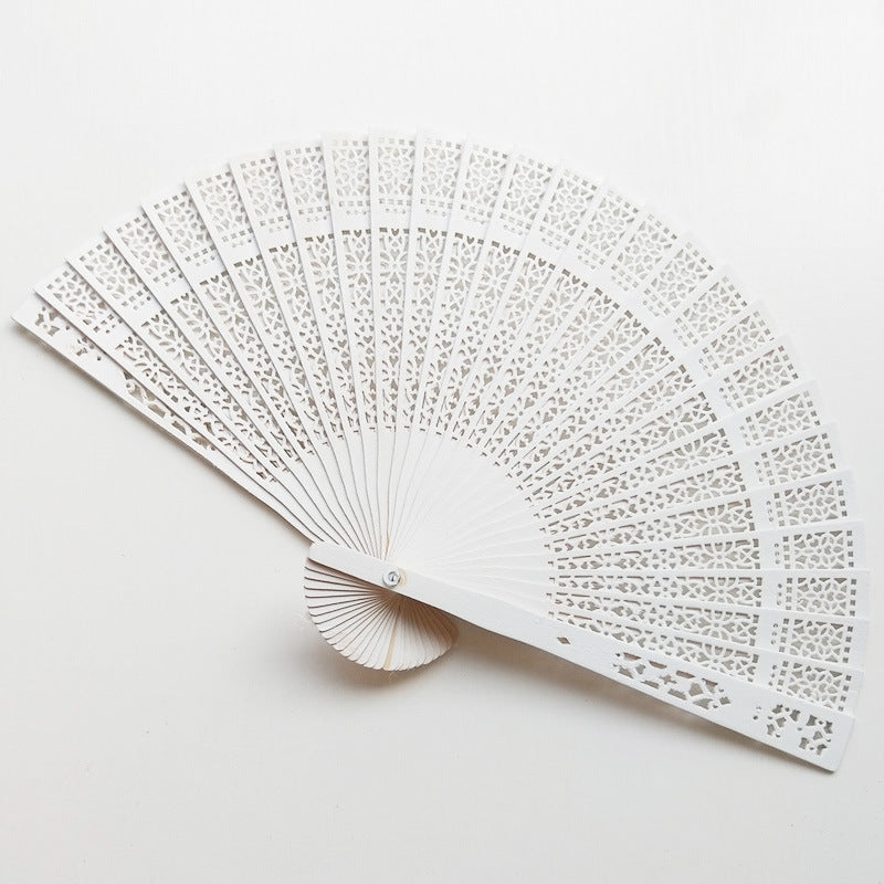 Scented Wooden Folding Fan — Candy Colours & Natural Fragrance 🌸