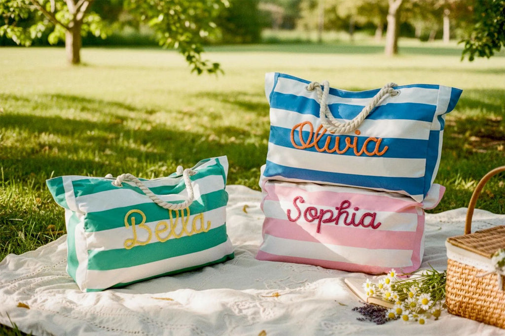 🏖️ Zippered Beach Tote Bag - Large Capacity with Sand Protection