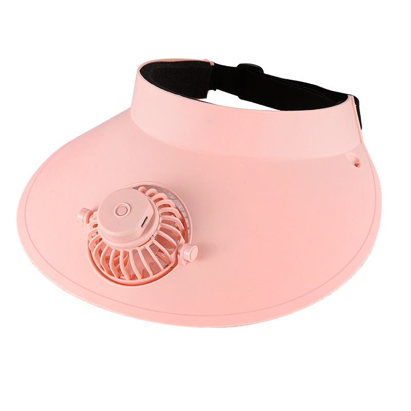 USB Rechargeable Sun Hat Fan — 3-Speed UV Protection ☀️🧢