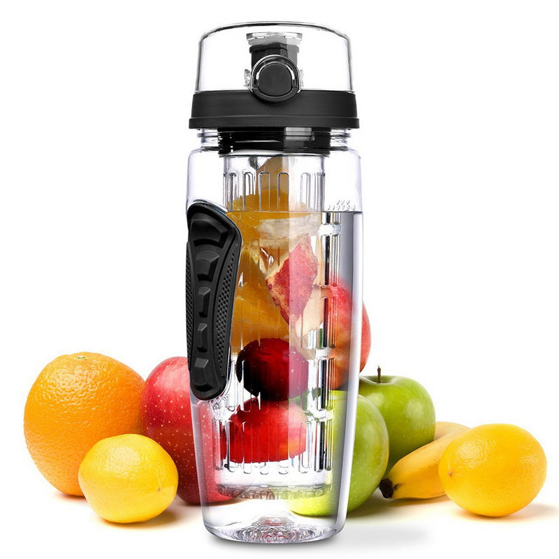 Fruit Infuser Water Bottle 32oz – BPA Free | Detox & Sports