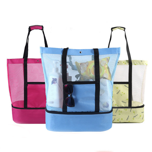 🧊 Insulated Beach & Camping Lunch Bag - Keep Food Fresh Outdoors