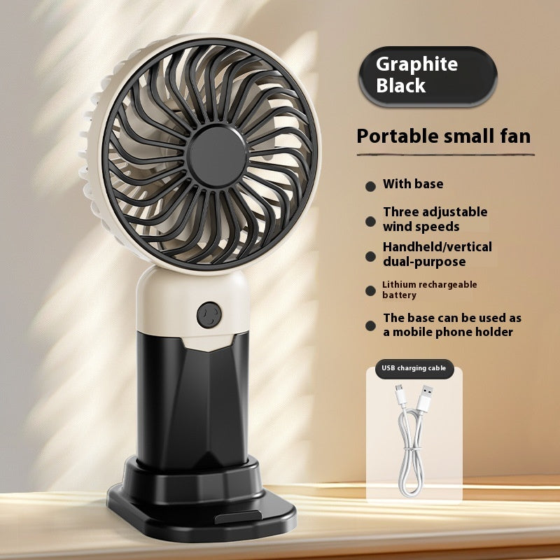 Rechargeable Portable Mini Fan — Handheld or Desktop 🔋🌬️