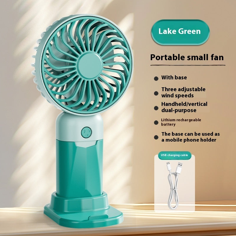 Rechargeable Portable Mini Fan — Handheld or Desktop 🔋🌬️