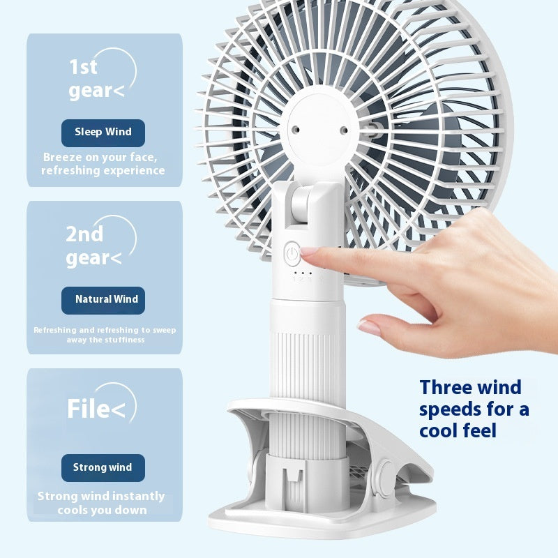 USB Clip-On Desktop Fan — Cool Your Space Instantly 🖥️