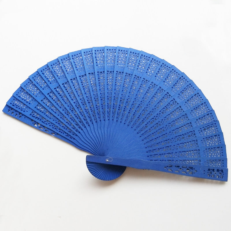 Scented Wooden Folding Fan — Candy Colours & Natural Fragrance 🌸