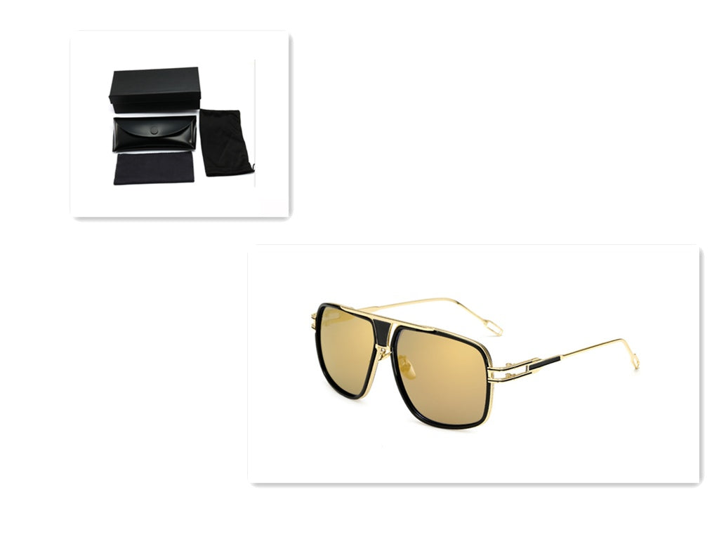 🕶️ Men's Designer Grandmaster Square Sunglasses - Premium Driving Sun Glasses
