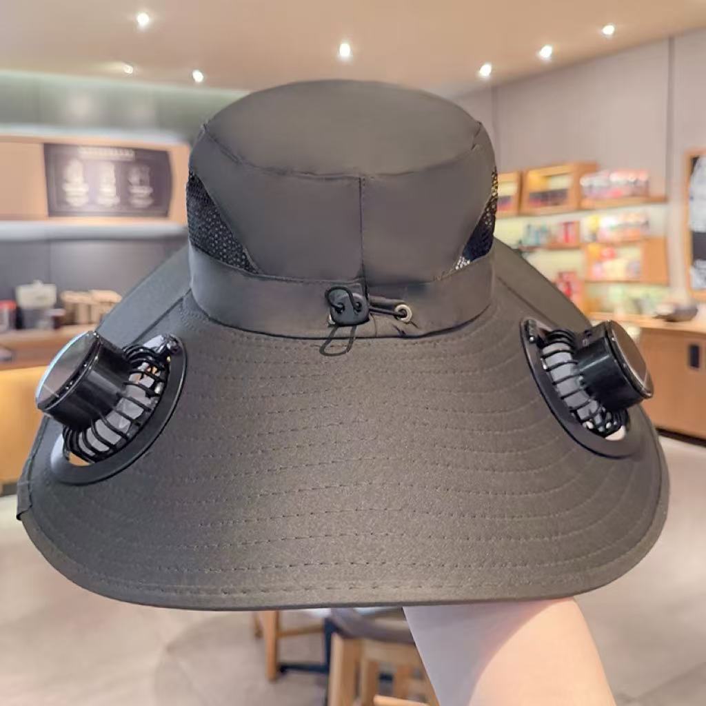 Solar Powered Fan Hat — Stay Cool & Protected All Day ☀️