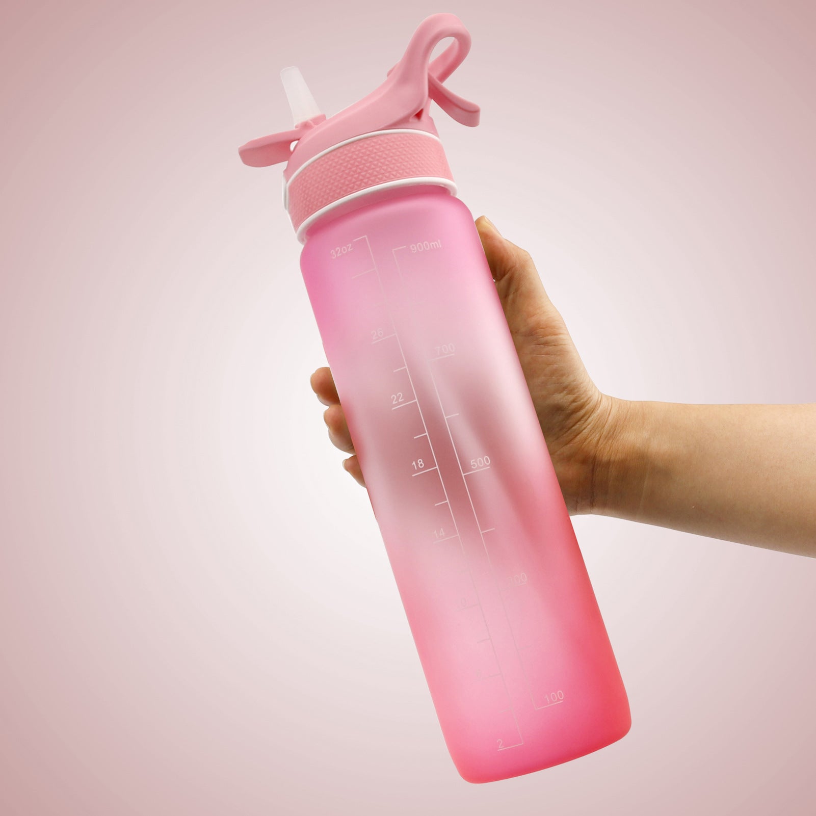 Sports Water Bottle with Straw & Flip Cover – Leak-Proof | 5 Colours