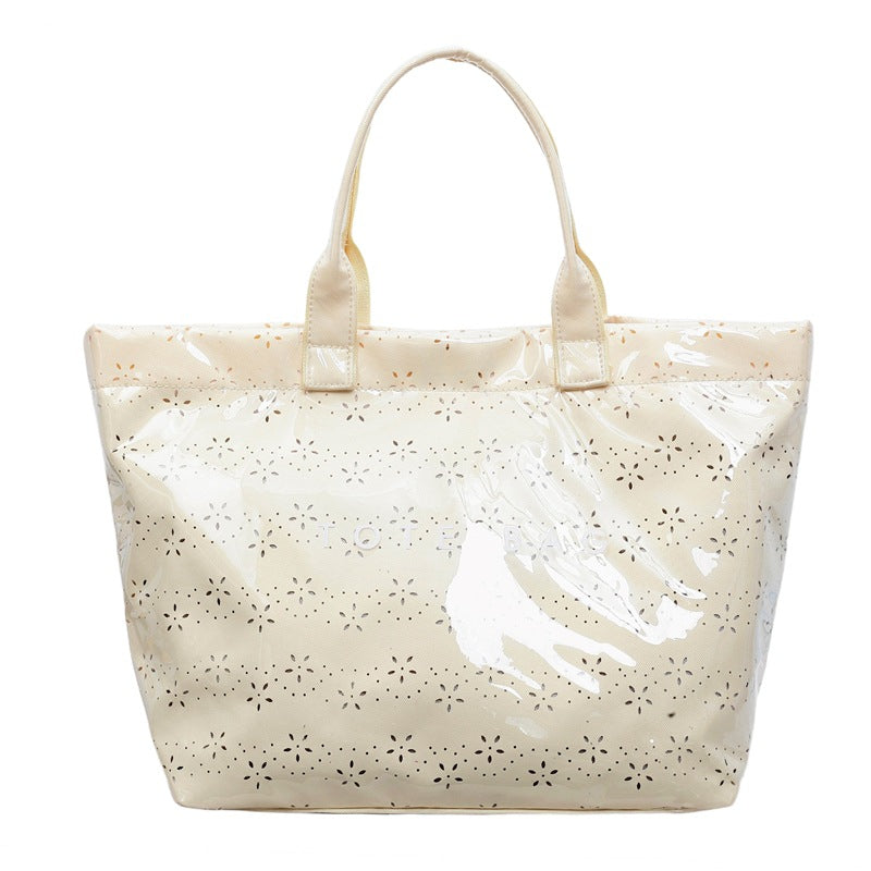 💼 Minimalist High-Capacity Commuter Tote Bag - Versatile Beach & Everyday Bag