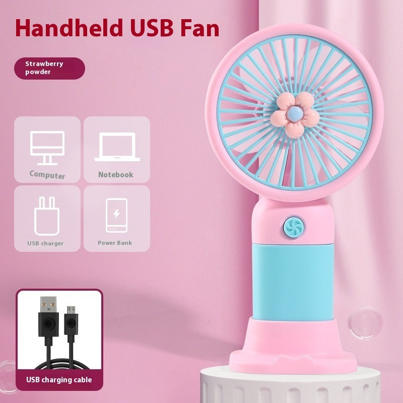 Rechargeable Portable Mini Fan — Handheld or Desktop 🔋🌬️