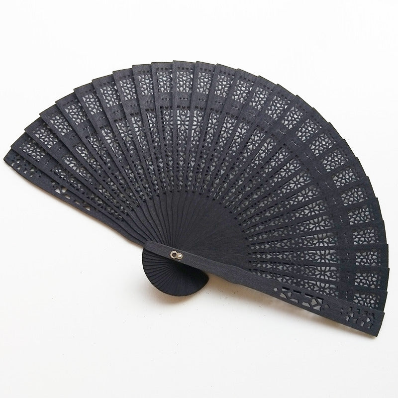 Scented Wooden Folding Fan — Candy Colours & Natural Fragrance 🌸