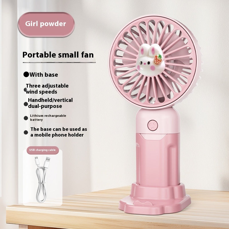Rechargeable Portable Mini Fan — Handheld or Desktop 🔋🌬️
