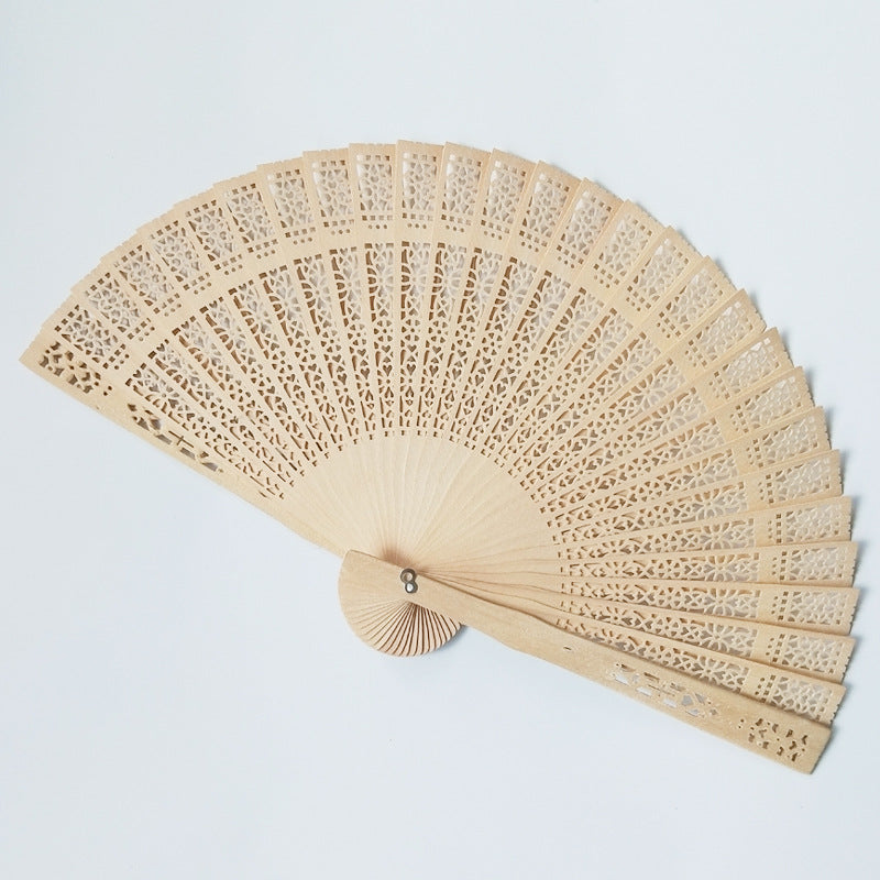 Scented Wooden Folding Fan — Candy Colours & Natural Fragrance 🌸
