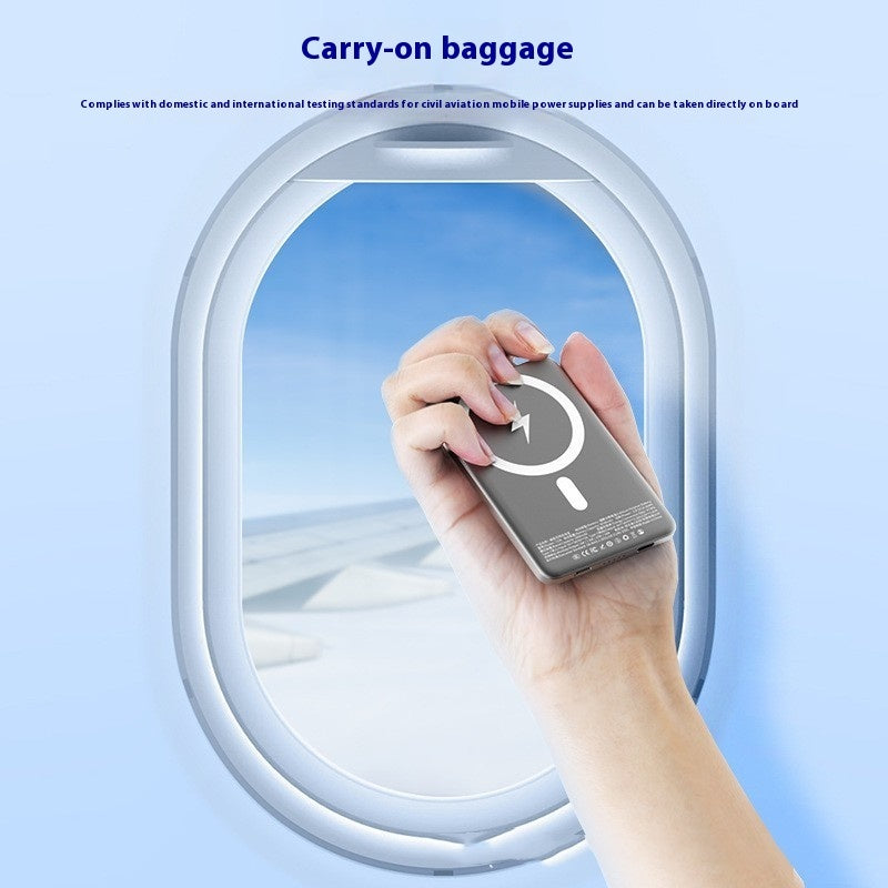 Ultra-Slim Magnetic Wireless Power Bank – PD20W & 15W Qi | 5000 or 10000mAh