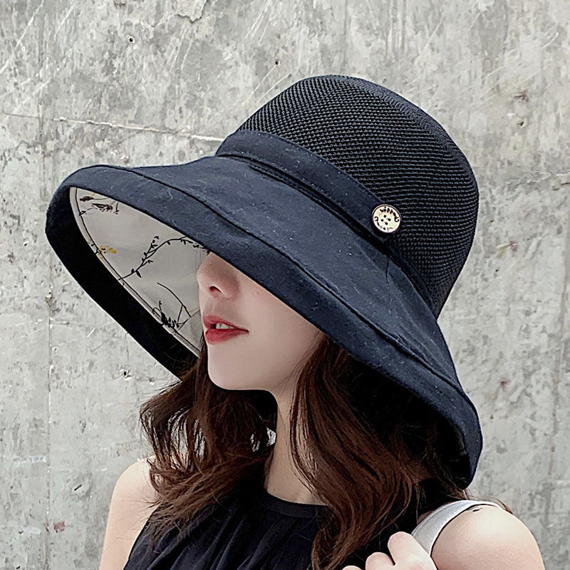 ☀️ Women's UV Protection Big Brim Bucket Hat - Summer Sun Shield