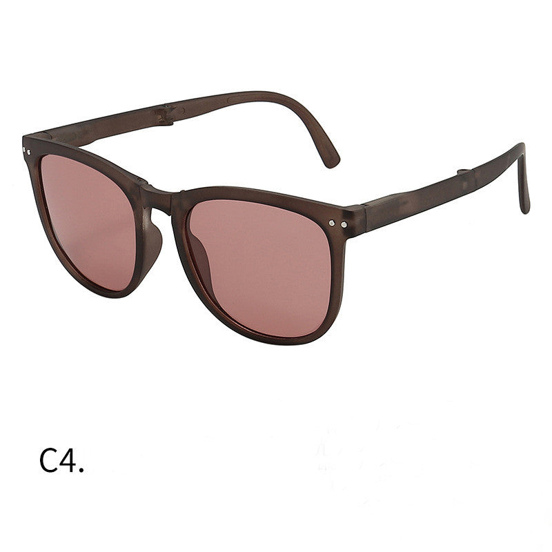 🕶️ Trendy Foldable TR Polarized Sunglasses for Women - Compact & Stylish