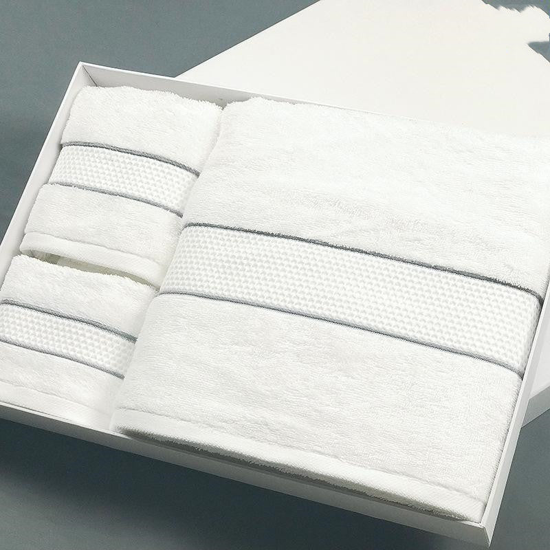 Premium Cotton Hotel-Style Beach and Bath Towel - Soft, Absorbent, Luxurious
