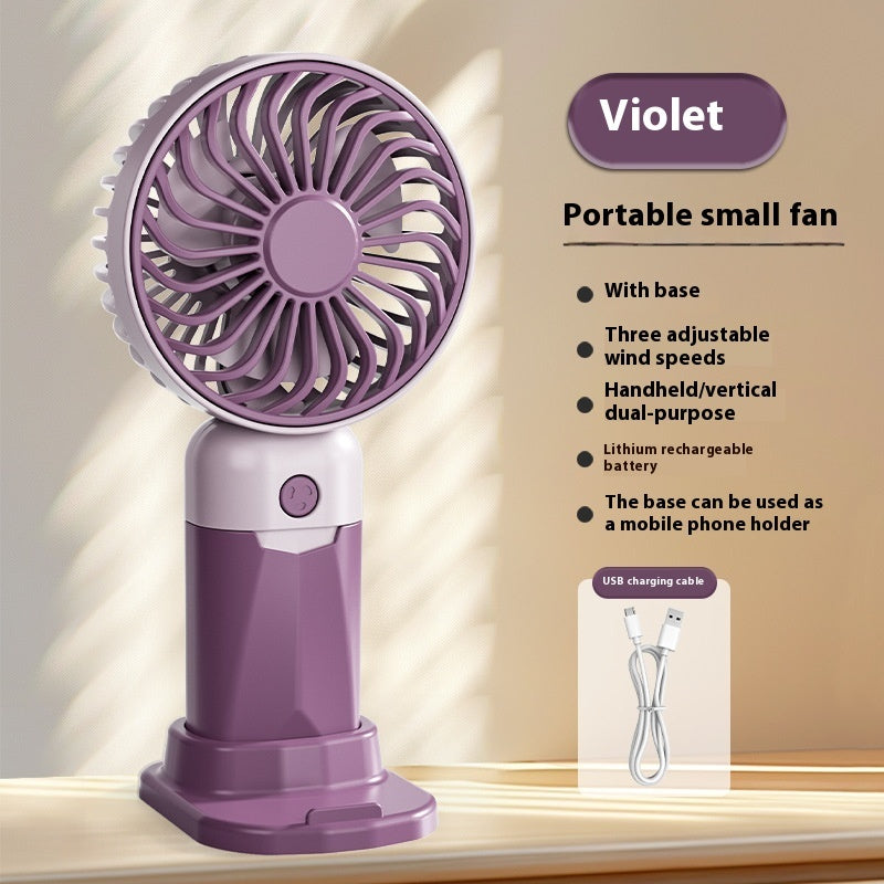 Rechargeable Portable Mini Fan — Handheld or Desktop 🔋🌬️