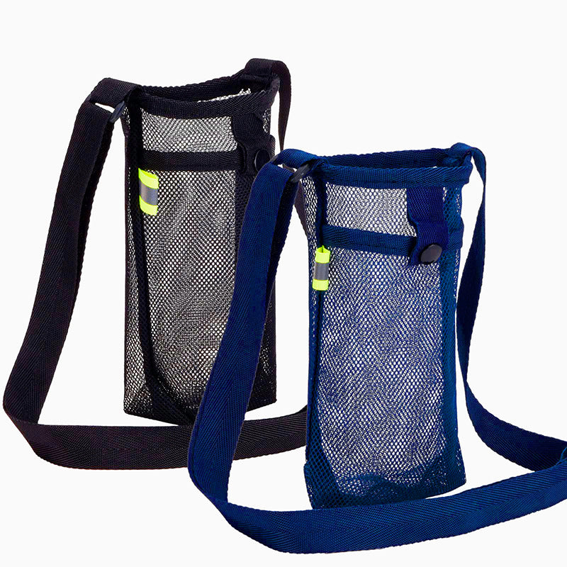 💧 Water Bottle Carrier Bag with Adjustable Shoulder Strap - Sports, Gym & Beach