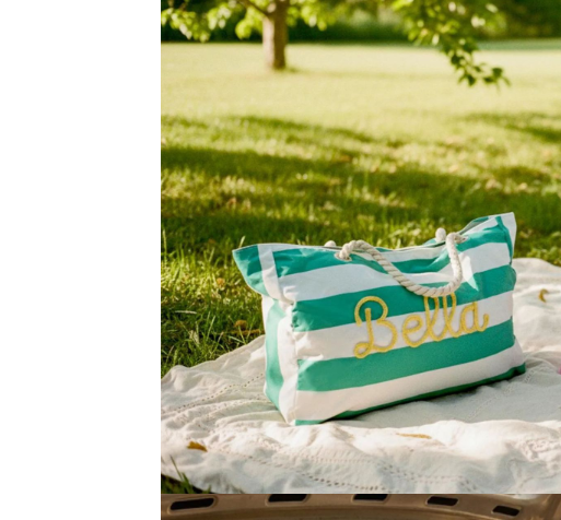 🏖️ Zippered Beach Tote Bag - Large Capacity with Sand Protection