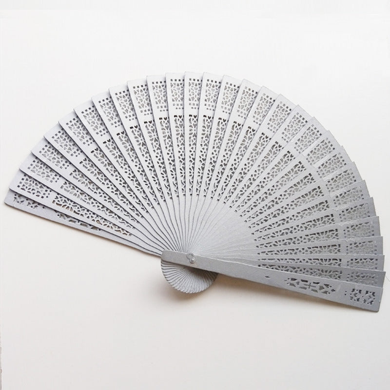 Scented Wooden Folding Fan — Candy Colours & Natural Fragrance 🌸