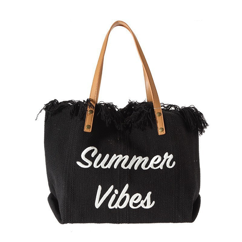 ✨ Fashion Beach Travel Tote Bag - Stylish & Spacious Summer Essential