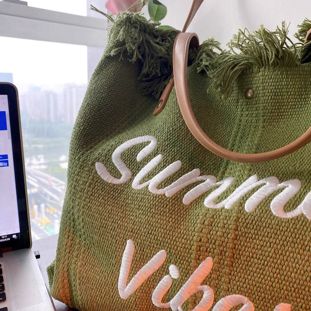 ✨ Fashion Beach Travel Tote Bag - Stylish & Spacious Summer Essential