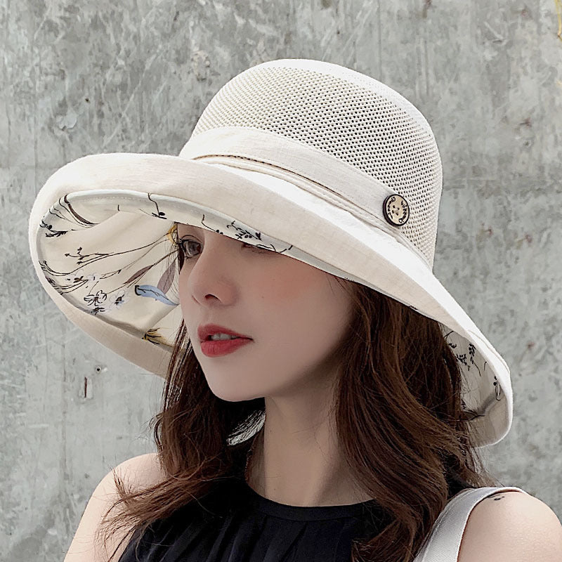 ☀️ Women's UV Protection Big Brim Bucket Hat - Summer Sun Shield