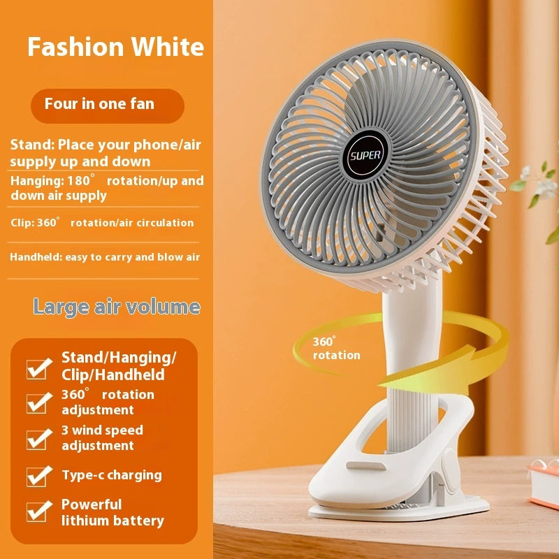 USB Clip-On Desktop Fan — Cool Your Space Instantly 🖥️