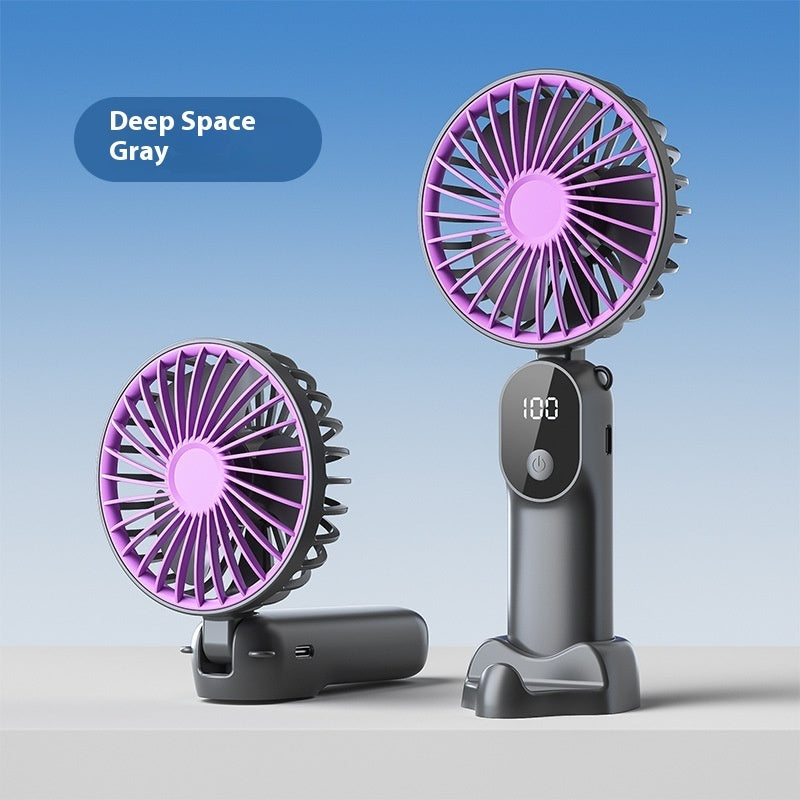 Foldable USB Rechargeable Handheld Fan — Cool On The Go 🌬️