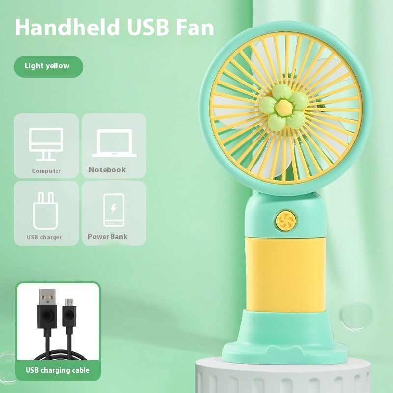 Rechargeable Portable Mini Fan — Handheld or Desktop 🔋🌬️