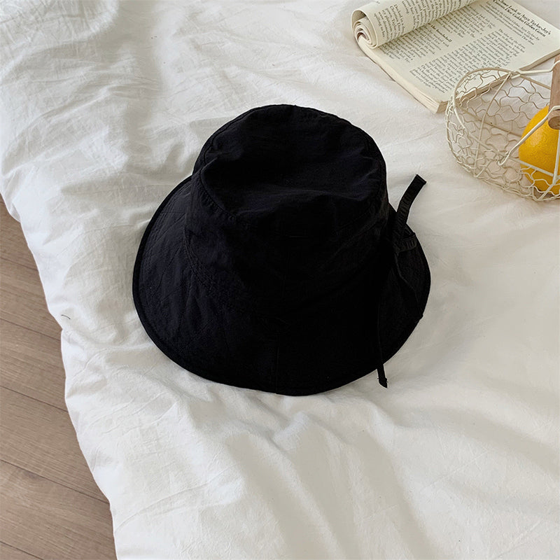 🌸 Japanese Drawstring Bucket Hat - Women's Thin Breathable Summer Style
