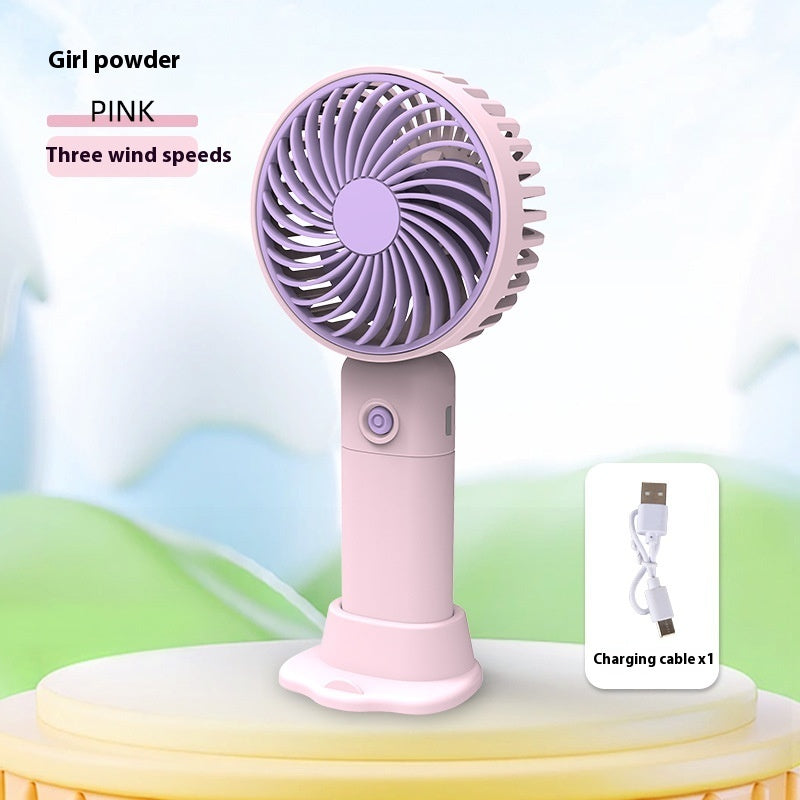 Rechargeable Portable Mini Fan — Handheld or Desktop 🔋🌬️