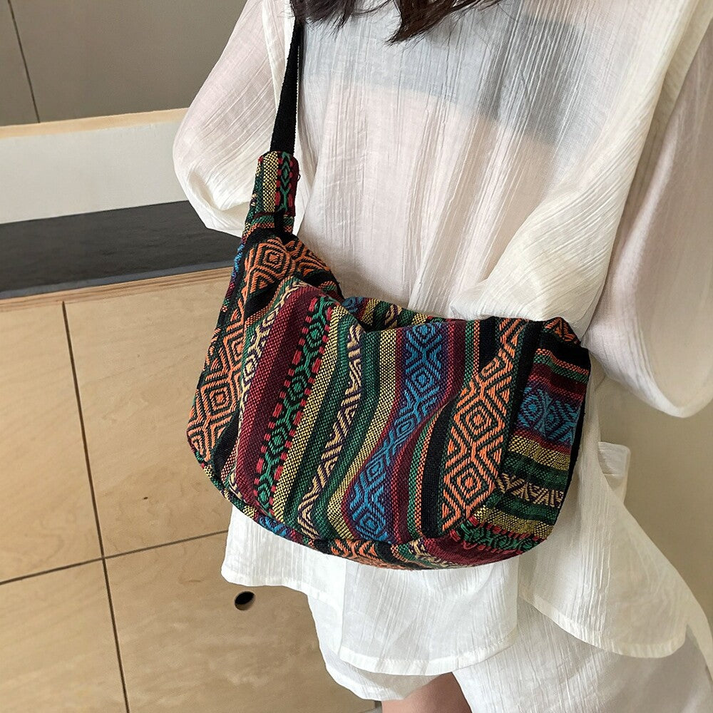 👜 Large-Capacity Vintage Crossbody Bag - Fashionable Summer Shoulder Bag