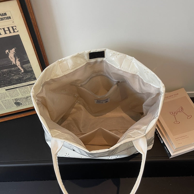 💼 Minimalist High-Capacity Commuter Tote Bag - Versatile Beach & Everyday Bag