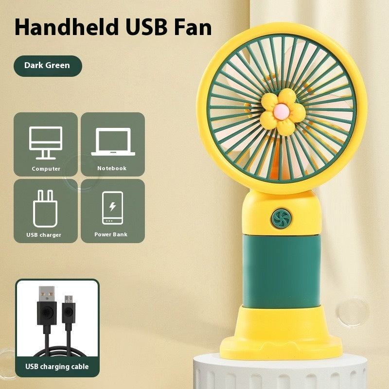 Rechargeable Portable Mini Fan — Handheld or Desktop 🔋🌬️