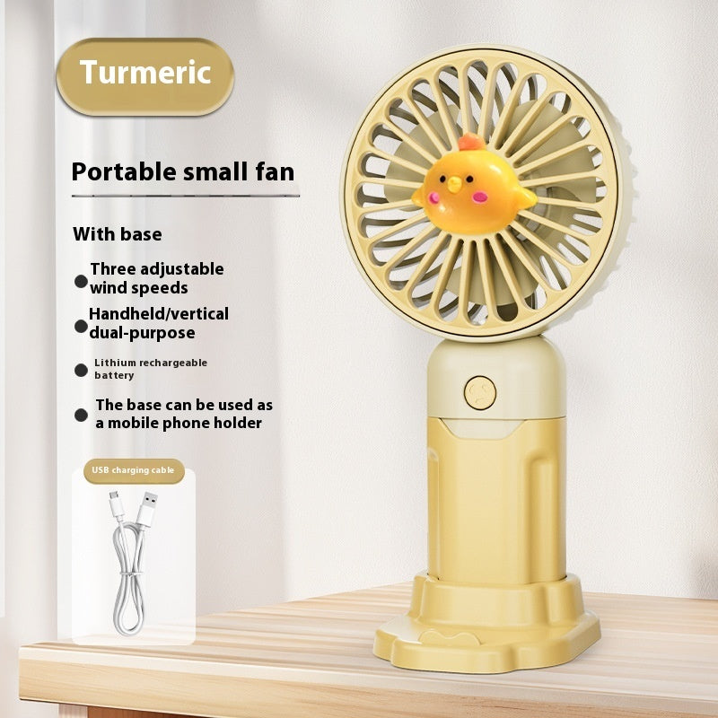 Rechargeable Portable Mini Fan — Handheld or Desktop 🔋🌬️